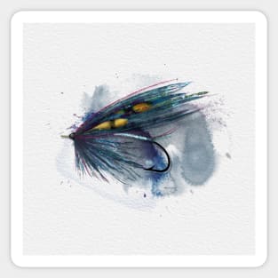 Blue Thunder Salmon Fly No.13 Sticker